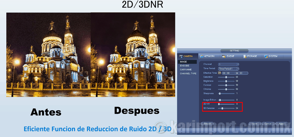 REDUCCION DE RUIDO 2D/3D